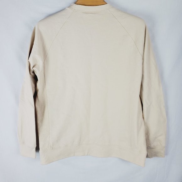 Thirdlove Weekend Terry Sweatshirt Large Cream Color - Picture 4 of 4